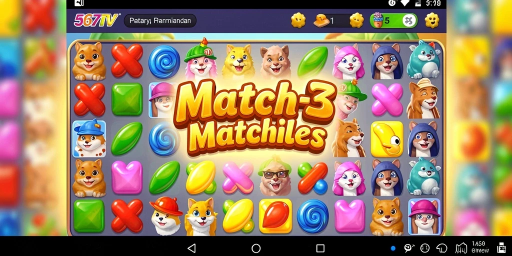 Gameplay menantang dan grafis cerah dari 567TV.