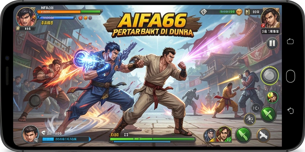 Gameplay AIFA66 yang memukau dengan pertarungan intens.