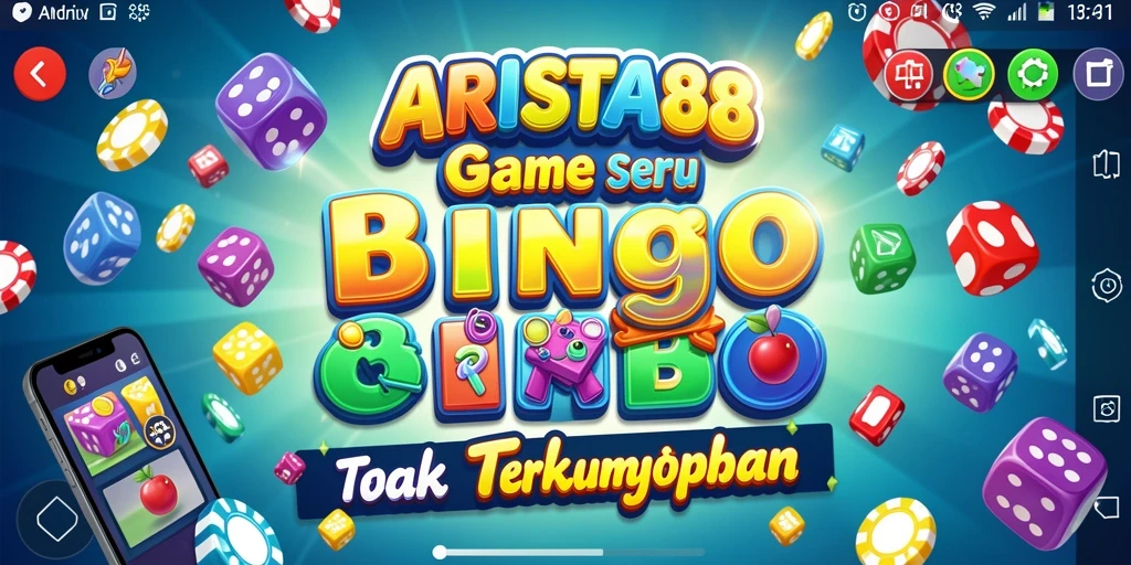 Tampilan utama gameplay ARISTA88 dengan suasana Bingo yang seru.