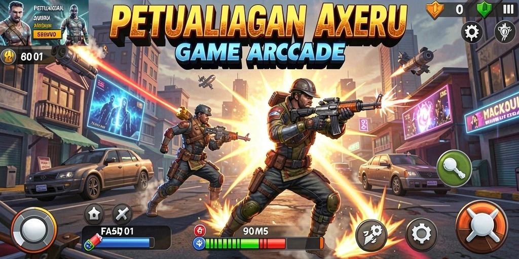 Tampilan seru dari gameplay BARU01 dengan aksi cepat dan tantangan menarik.