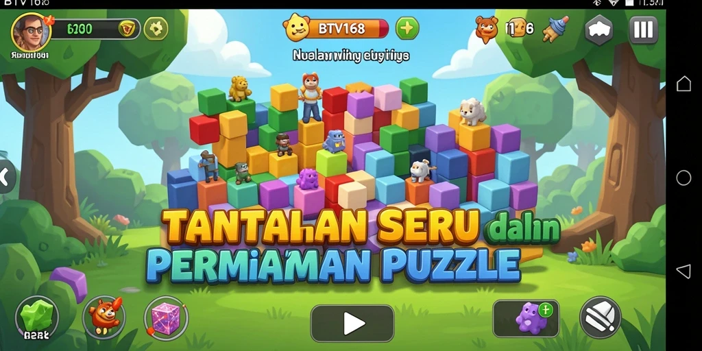 Screenshot utama BTV168 menampilkan gameplay Puzzle yang menarik dan menantang.