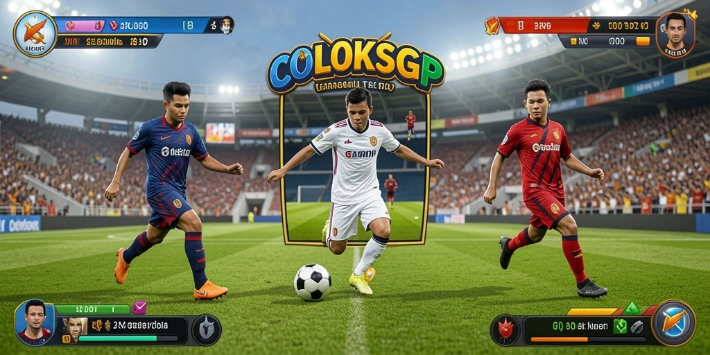 Screenshot gameplay COLOKSGP dengan pemain beraksi di lapangan.