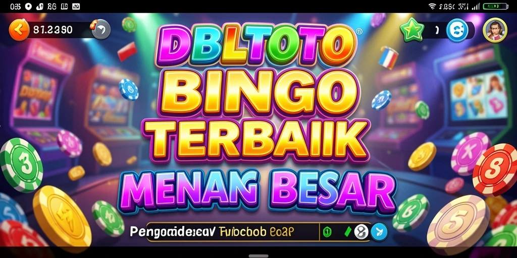 Tampilan gameplay menarik dalam game Bingo DBLTOTO.