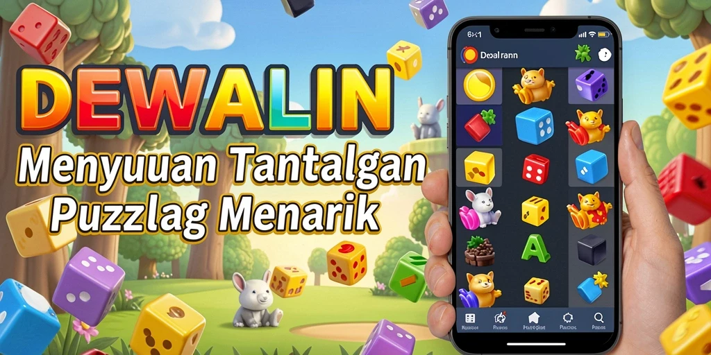 Tampilan gameplay DEWALIN dengan tantangan puzzle menarik.