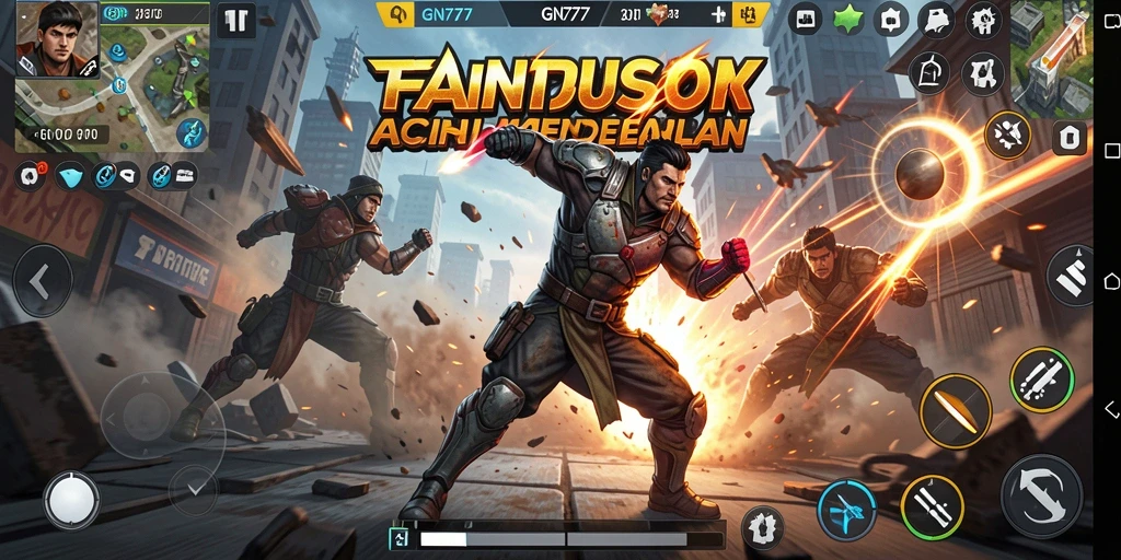 Tampilan epic dari gameplay aksi GN777 dengan serangan mendebarkan.