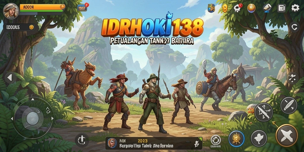 Tampilan gameplay seru dalam dunia terbuka IDRHOKI138.