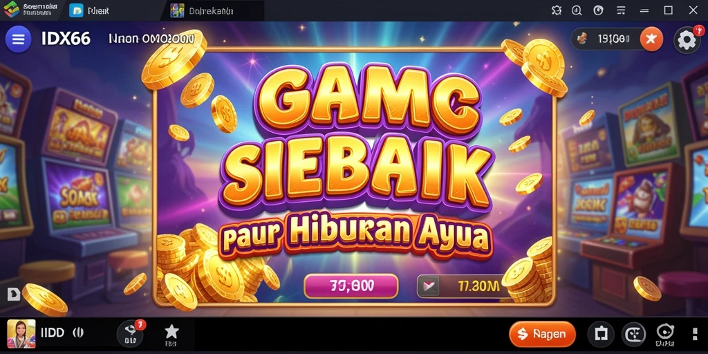 Screenshot utama IDX66 menampilkan gameplay slot yang seru dan menarik.
