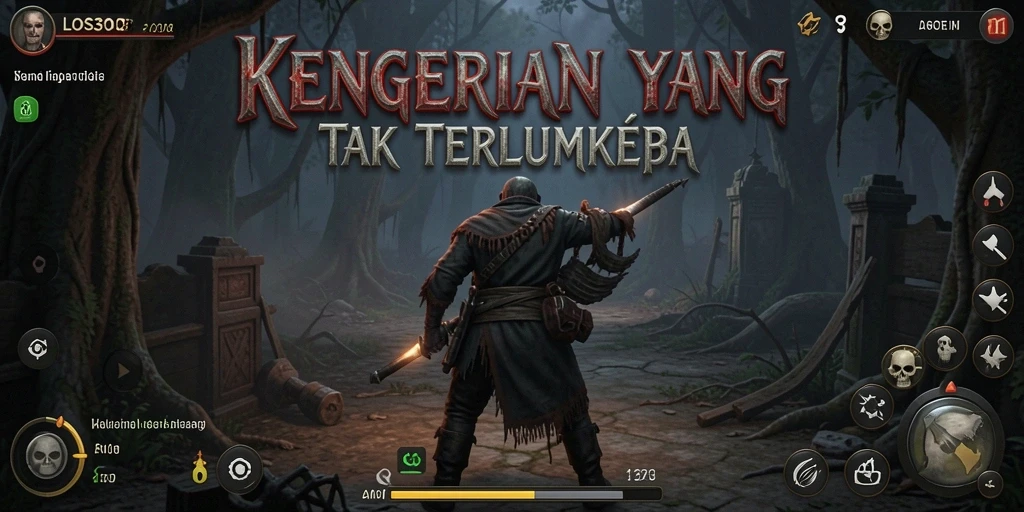 Gameplay menakutkan di LOS303 yang menampilkan suasana angker.