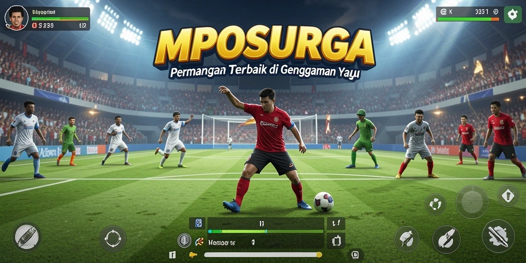 Tampilan gameplay MPOSURGA yang seru dalam bertanding olahraga.