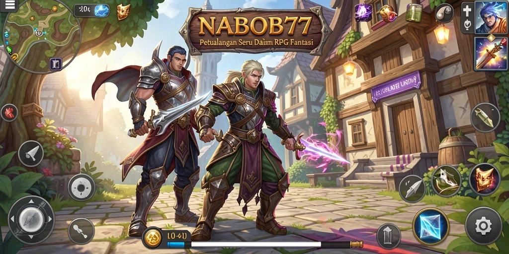 Screenshot gameplay NABOB77 menunjukkan aksi petualangan yang mendebarkan.