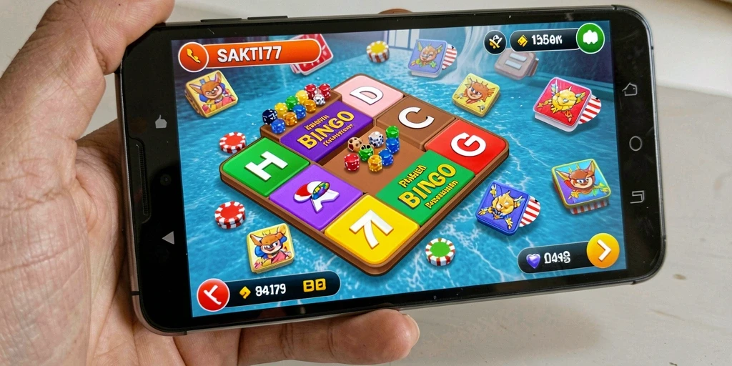 Tampilan gameplay Bingo yang seru dan interaktif di SAKTI77.