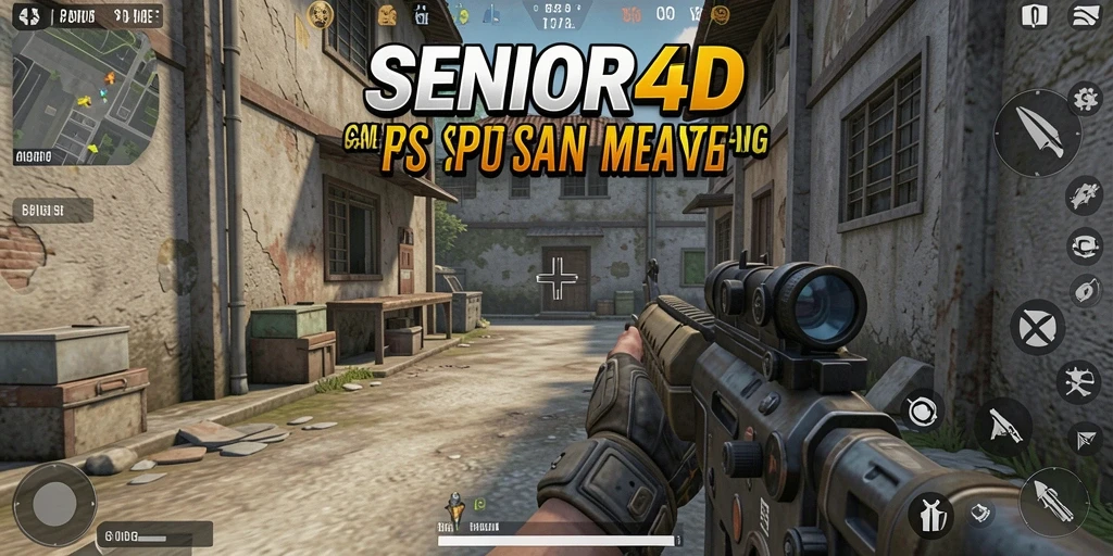 Tampilan menegangkan saat perang di SENIOR4D.