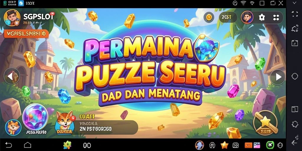 Tampilan gameplay menarik dari SGPSLOT dengan tantangan Puzzle.