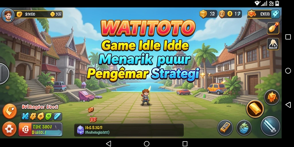 Tampilan gameplay WATITOTO yang menarik dengan karakter yang beragam.
