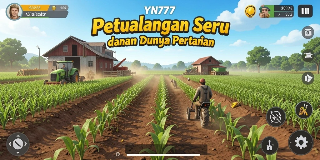 Gameplay YN777 yang seru di dunia pertanian.