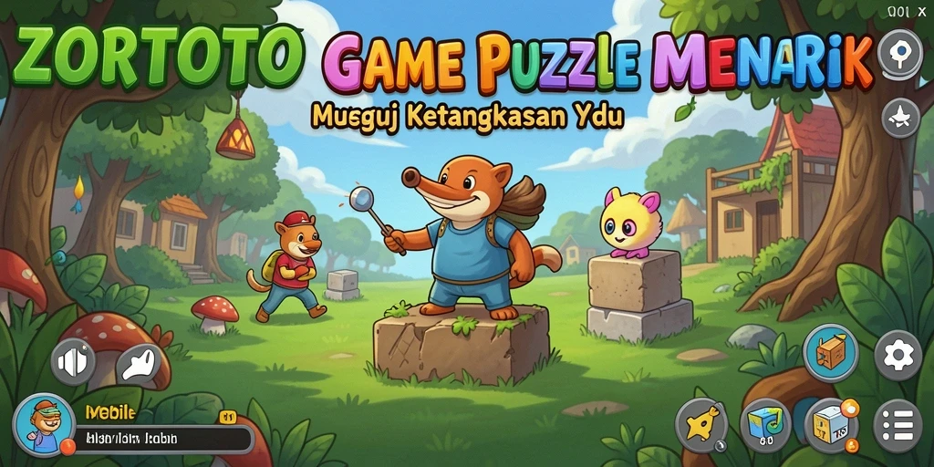 Tampilan gameplay ZORTOTO yang menarik dan penuh warna.